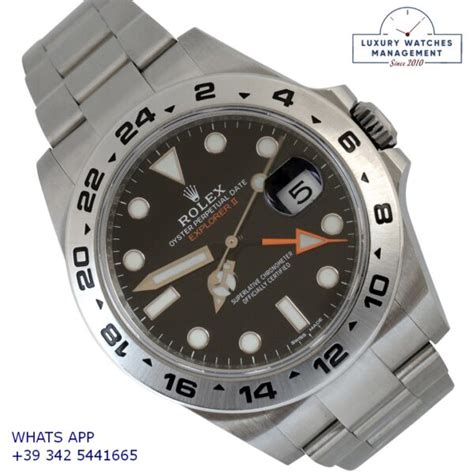 rolex cassa senza fori|Vendesi Rolex Explorer II 216570 Chromalight FULL SET.